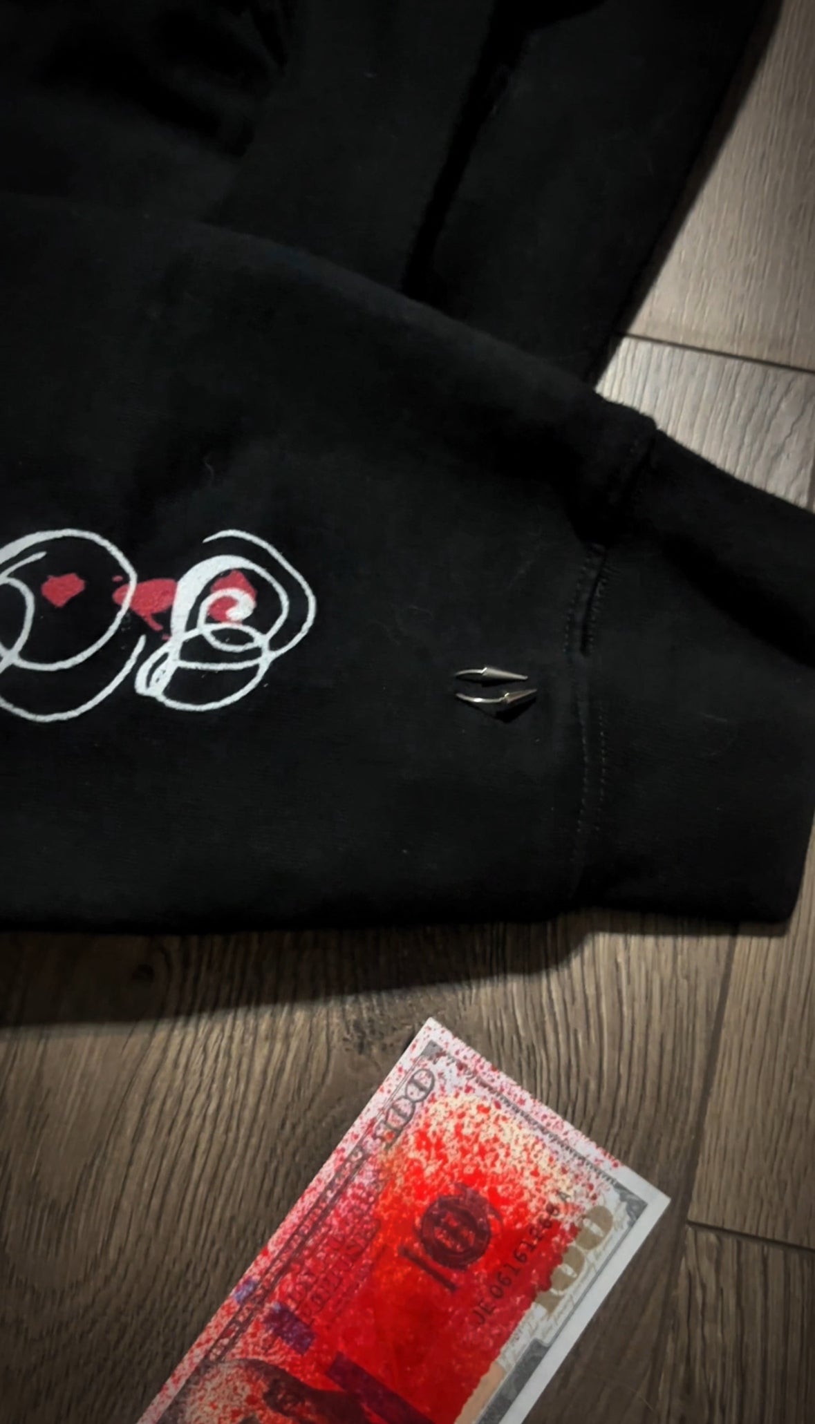 MY BABYSITTERS A VAMPIRE HOODIE + BLOODY BANDS